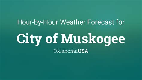 Muskogee weather hourly - Today’s and tonight’s Muskogee, OK weather forecast, weather conditions and Doppler radar from The Weather Channel and Weather.com